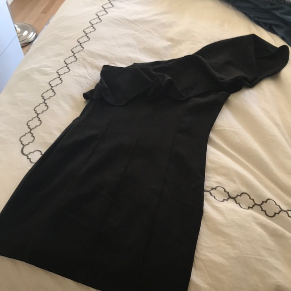 NWT Do and Be One Shoulder Ruffle Dress - Picture 3 of 3